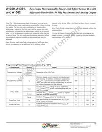 A1360LKTTN-T Datasheet Page 16