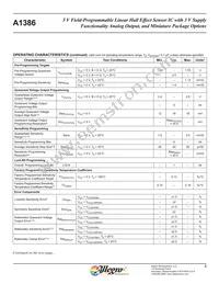 A1386LLHLX-T Datasheet Page 5