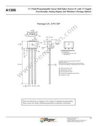 A1386LLHLX-T Datasheet Page 19