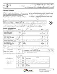 A1445EEWLT-P Datasheet Page 3