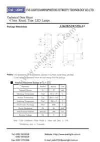 A1643B/SUR/S530-A3 Datasheet Page 3