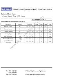 A1643B/SUR/S530-A3 Datasheet Page 4