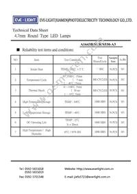 A1643B/SUR/S530-A3 Datasheet Page 6