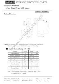 A1643B/UY/S530-A3 Datasheet Page 2