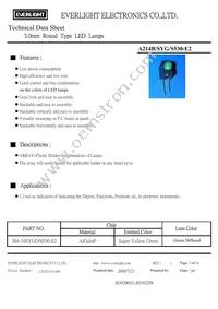 A214B/SYG/S530-E2 Datasheet Cover