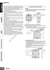 A22E-MK Datasheet Page 13