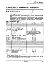 A2F060M3E-CS288 Datasheet Page 13