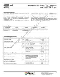 A3931KJP-T Datasheet Page 2