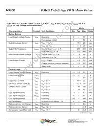 A3958SLBTR-T Datasheet Page 3