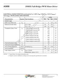 A3958SLBTR-T Datasheet Page 4
