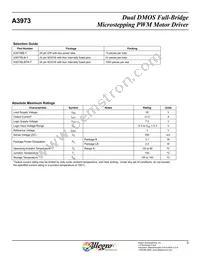 A3973SLBTR-T Datasheet Page 2