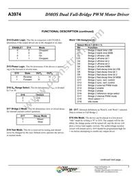 A3974SEDTR-T Datasheet Page 8