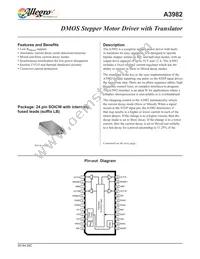 A3982SLB-T Datasheet Cover