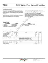 A3982SLB-T Datasheet Page 2