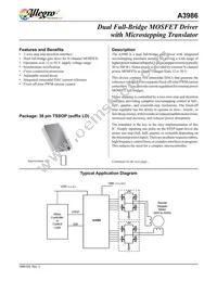 A3986SLDTR-T Datasheet Page 2