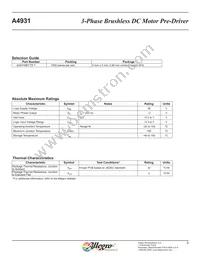 A4931MET-T Datasheet Page 2