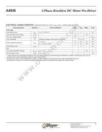A4938EETTR-T Datasheet Page 5