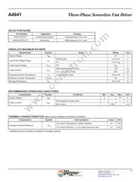 A4941KLPTR-T Datasheet Page 3