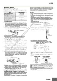 A4EG-BE2R041 Datasheet Page 11