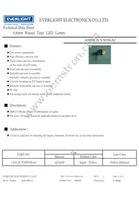 A593B/2UY/S530-A3 Datasheet Cover