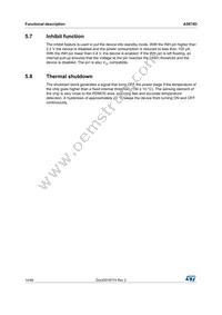 A5974DTR Datasheet Page 14