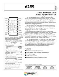 A6259KLWTR Datasheet Page 2