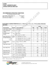A6259KLWTR Datasheet Page 5