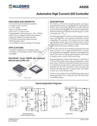 A6268KLPTR-T Datasheet Cover