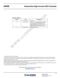 A6268KLPTR-T Datasheet Page 19