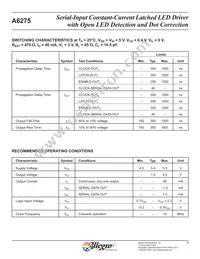 A6275SLWTR-T Datasheet Page 6