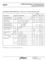 A6276SLWTR-T Datasheet Page 5