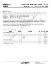 A6279ELWTR-T Datasheet Page 2