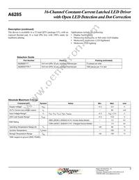 A6285EETTR-T Datasheet Page 2