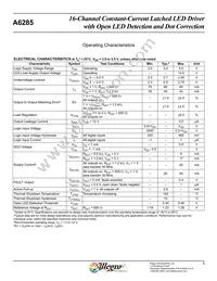 A6285EETTR-T Datasheet Page 5