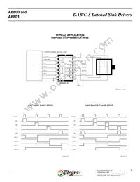 A6801SLW-T Datasheet Page 7