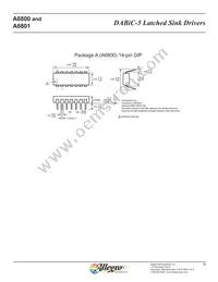 A6801SLWTR-T Datasheet Page 8