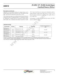 A6812SLWTR-T Datasheet Page 2