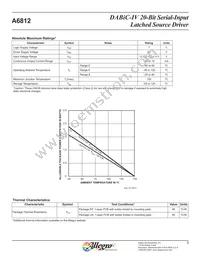 A6812SLWTR-T Datasheet Page 3
