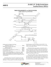 A6812SLWTR-T Datasheet Page 7