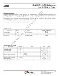 A6818SEPTR-T Datasheet Page 2
