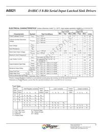 A6821SLWTR-T Datasheet Page 3