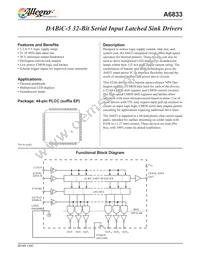 A6833SEPTR-T Datasheet Page 2