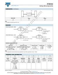 A684Z20Y5VF5UAA Datasheet Page 2