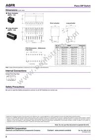 A6FR-6101 Datasheet Page 2