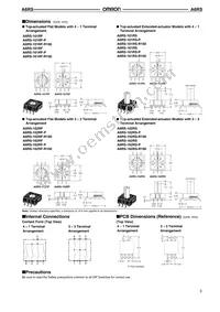 A6RS-101RF Datasheet Page 3