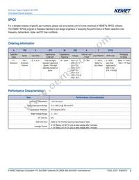 A700W107M002ATE016 Datasheet Page 2