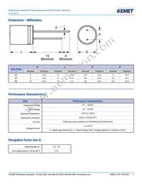 A755BQ227M0JAAE018 Datasheet Page 3