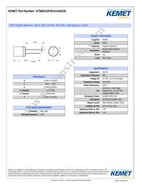 A758EK187M1AAAE016 Datasheet Cover