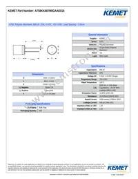 A758KK687M0GAAE016 Datasheet Cover