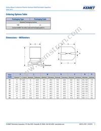 A765EG157M1CLAE027 Datasheet Page 2